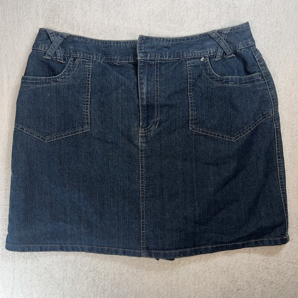 Sonoma Size 12 Denim Skirt Blue Y2K 90s Women's Casual Jean Skirt